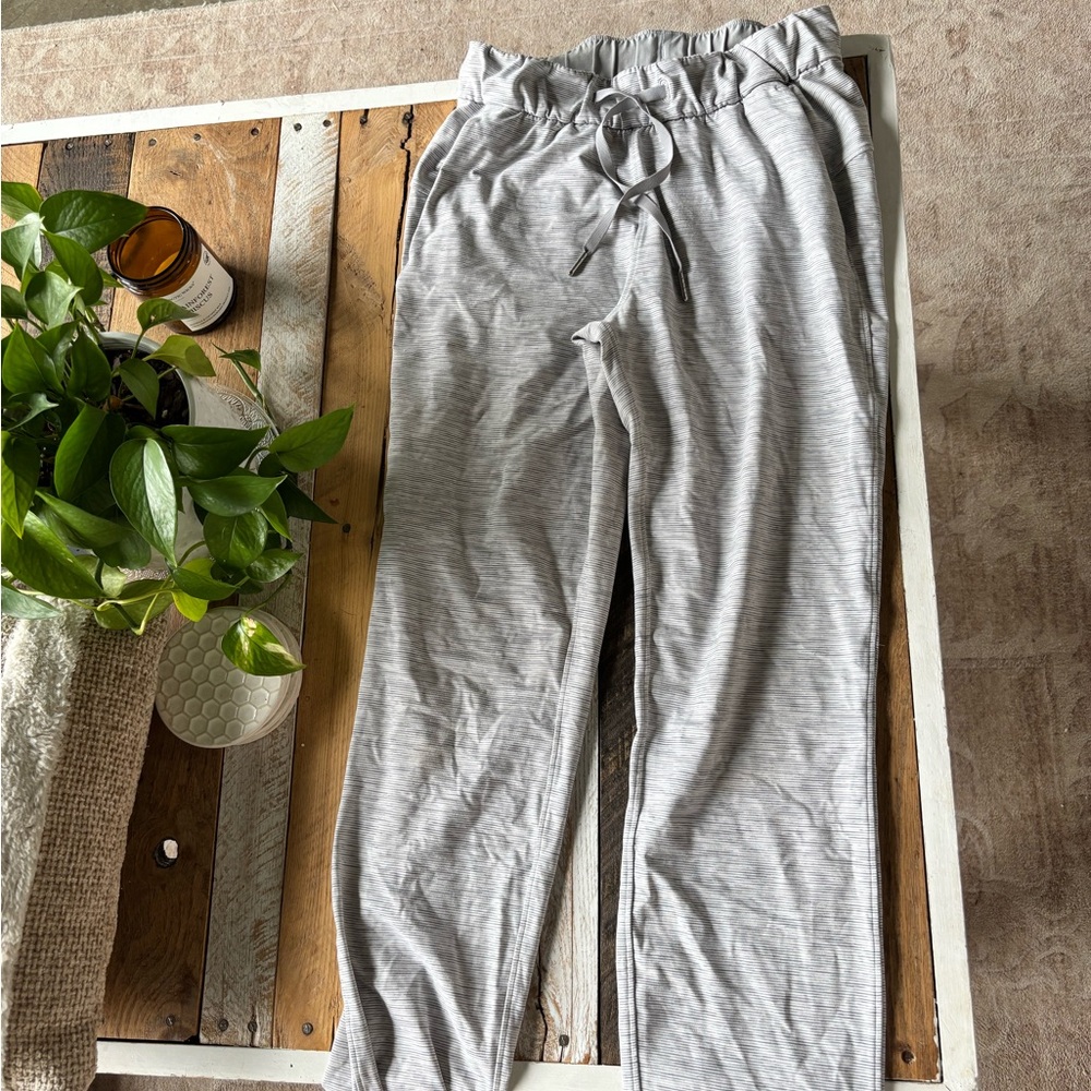 Lululemon Athletica Light Gray Track Pants